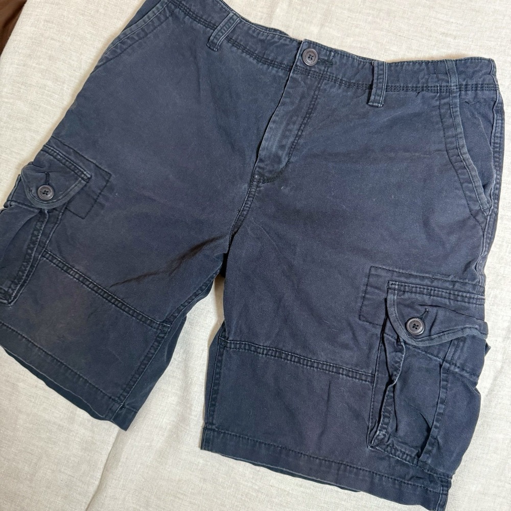 Aeropostale Men's Cargo Shorts Y2K  Blue 36‎